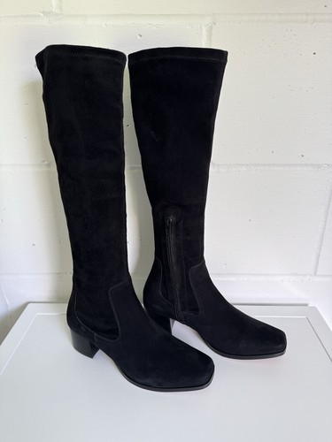 Whistles black suede knee high - knee,