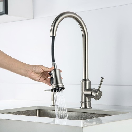 Vintage kitchen sink mixer - sink,