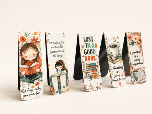 Magnetic bookmark set - bookmark, 4
