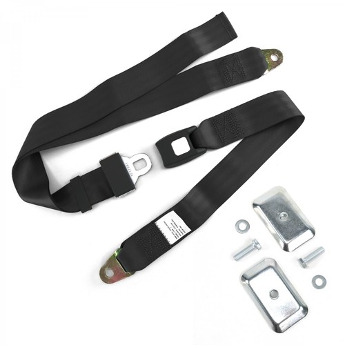 2pt black standard buckle - standard,