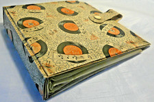 Vintage Single Records Vinyl 45s Retro Storage Folder Album Case Groovy Fab