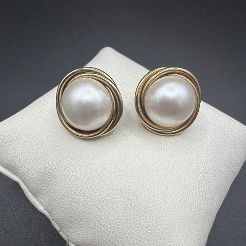 9ct gold mabe pearl - 9ct,