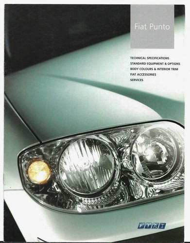 Fiat punto specifications - punto,