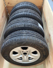 SUZUKI GRAND VITARA 2005-14,SET 4 NEW OE STEEL WHEELS + NEW HANKOOK WINTER Tyres