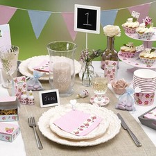 Neviti Vintage Rose Party Tableware