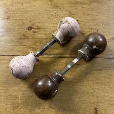 Victorian Wooden Door Knobs