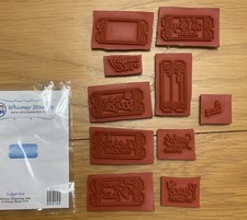 Ticket Die & Collection Of Stamps For Cuttlebug & Other Die Cutting Machines