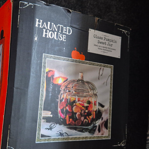 Haunted house clear glass - haunted,