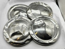 VINTAGE CAR WHEEL HUB CAPS SET