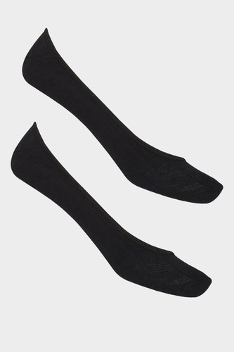 Pack black footsie socks - black,