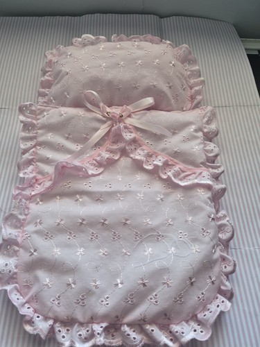 Hand made pink - , embroidery