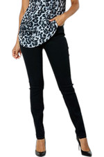 DG2 by Diane Gilman Women's Classic Stretch Pull-On Skinny Jean Black