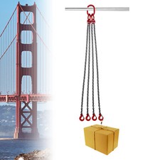 1.5mtr x 4 leg 8mm Lifting Chain Sling 5 Tonne with Steel Grab Hook High-quality