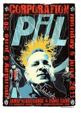 John Lydon Johnny Rotten Signed 8 x 12 Poster Photo Inperson