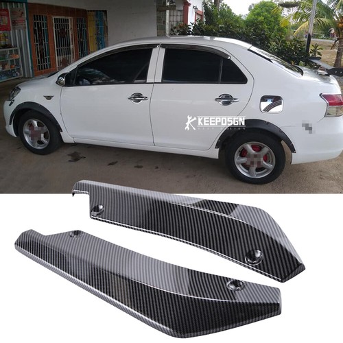 Carbon fiber look rear bumper - carbon,