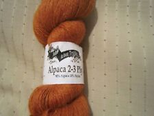 1 x 100g - John Arbon Textiles - Alpaca 2-3 ply - Shade Clementine - Lot 14-066