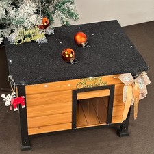Wooden cat house weatherproof - cat,