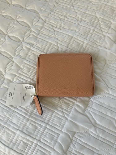 Smythson zip around - around, leather