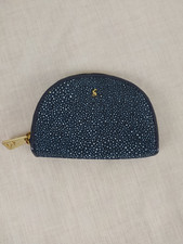 Joules Navy Polka Dot Leather