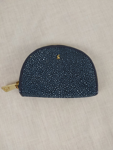 Joules navy polka dot - navy, leather