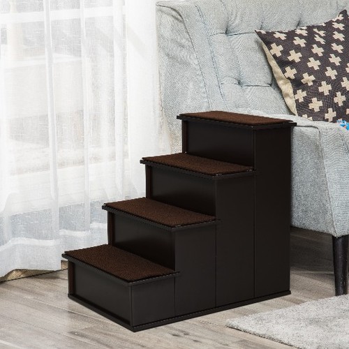 Step wooden dog steps pet - wooden,