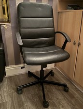 Black Leather Office Chair