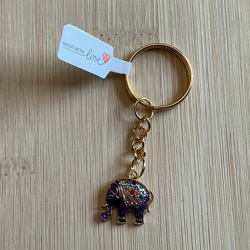 Gold tone elephant - tone,