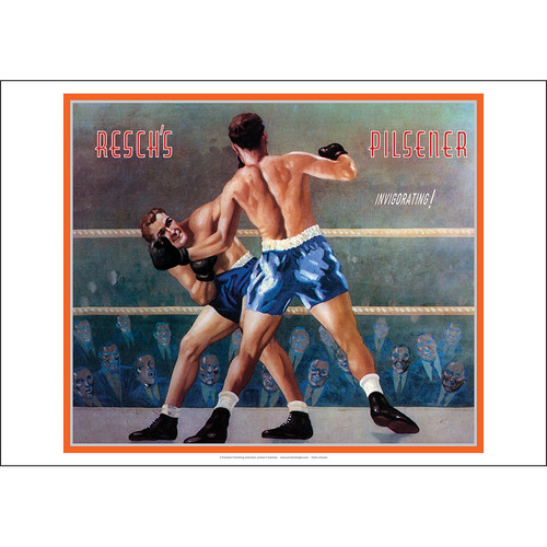 Resch pilsener art print - resch's,