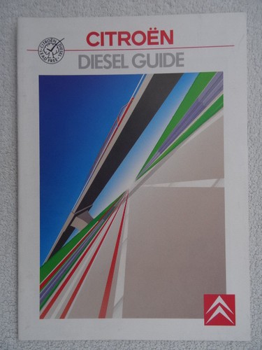 Citroen diesel brochure 1989 - brochure,