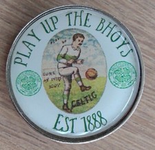 RETRO CELTIC FC PIN BADGE