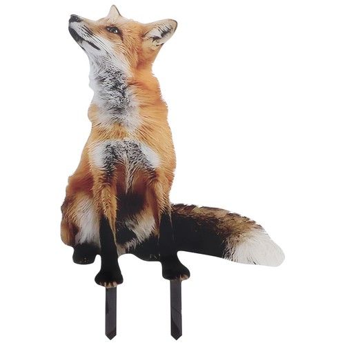 Fox shaped garden - fox,