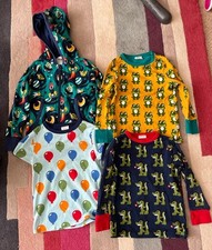 Maxomorra Clothes Bundle Age 3-4 Years Hoodie T-Shirt Space Frog Dragon Balloon