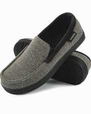 LongBay Men Moccasin Slippers