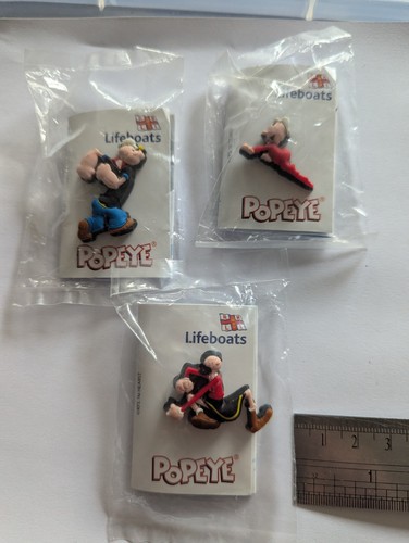 Popeye lifeboats rnli pin - popeye,