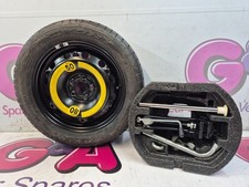 2009 SKODA FABIA MK2 15" 5 STUD SPARE STEEL WHEEL WITH TOOL KIT 07-14