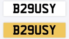 BUSY Private number plate