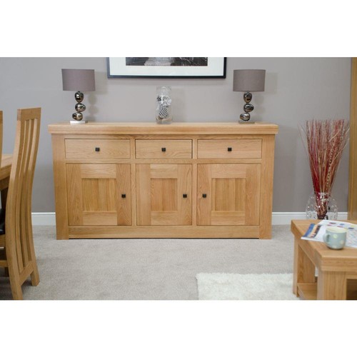 Solid oak large sideboard - large,