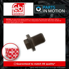 Sump Plug fits FORD ESCORT 70