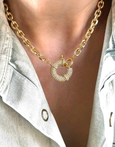Womens chunky gold chain - womens,