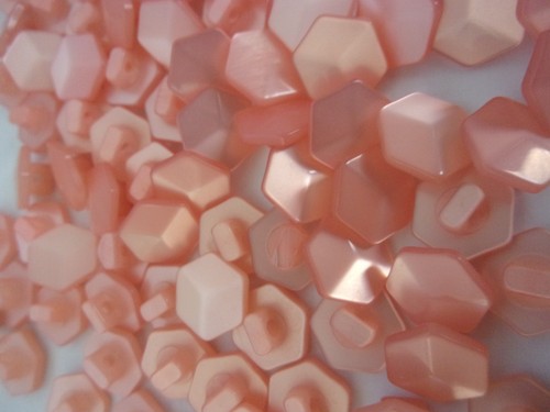 Job lot buttons hexagon - job,