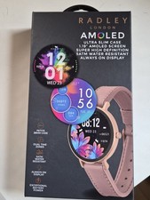 Radley London Amoled RYS28 Smart Watch Pink Leather Strap Boxed