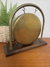 Antique Brass Dinner Gong With