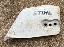 Stihl MS391 Chainsaw Side Clutch Chain Sprocket Cover Genuine 1140 648 0400 B
