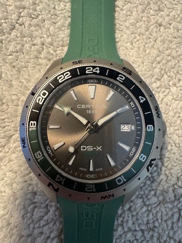 Certina gmt 2mm grey - 41.2mm,