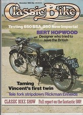 CLASSIC BIKE.Dec1982.BSA Gold