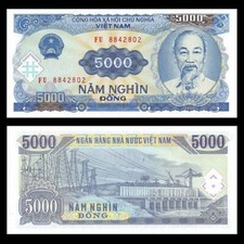 Vietnamese Dong 5K 5000