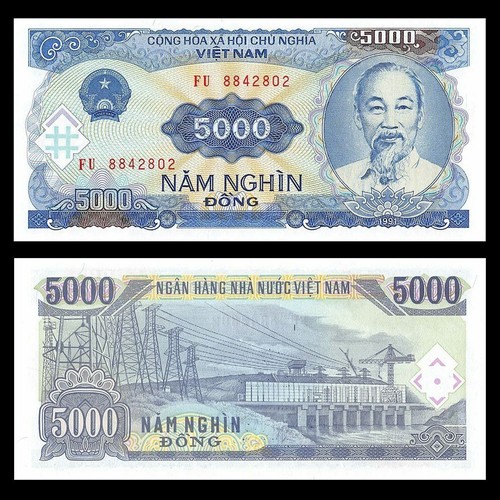 Vietnamese dong 5000 - vietnamese, 5k