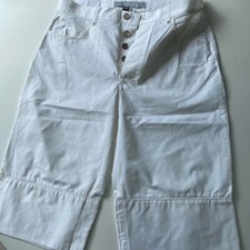 Vintage Versace Jeans Couture Mens White 3/4 Length Shorts