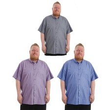 Mens Big Plus Size Oxford