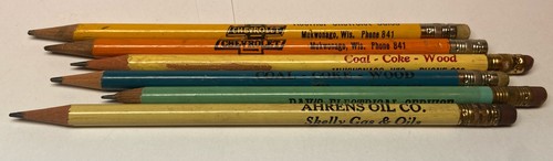 Old advertising pencils - 6,